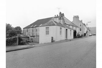 Gatehouse of Fleet, High Street, Brunchmor Brewery and Brae Cottage
View from SSW