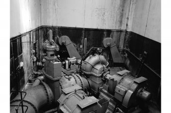 Cldebank, Elderslie Shipyard, interior
View showing centrifugal pumps of number two dock