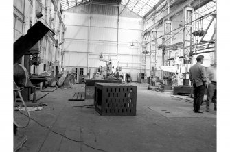 Cldebank, Elderslie Shipyard, interior
View showing machine shop