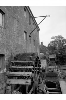 East Cluden Mill
View from NW showing waterwheels