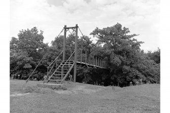 Snade Mill, Suspension Bridge
View from S