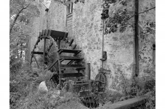 Snade Mill
View from N showing waterwheel and geared sluice-operating mechanism