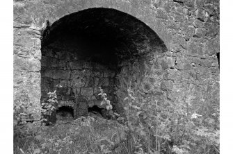 Barjarg, Limekilns
View from SW showing voussoirs of draw arch and two draw holes