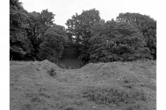 Barjarg, Limekilns
General view showing remains of clamp kiln