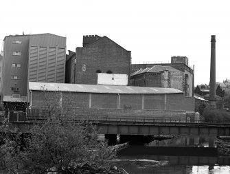 Glasgow, Scotstoun Mill Road, Scotstoun Mill
View from SSW showing site of McGibbon building