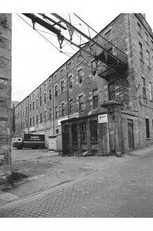 Dundee, Logie Works
View of N range of courtyard, from SW