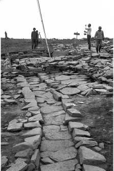 Westness; Norse farmstead: Kaland's excavation,