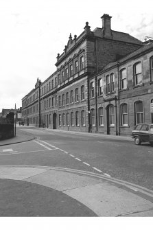 Dunfermline, Pilmuir Street, Pilmuir Works
View from NNE showing E front