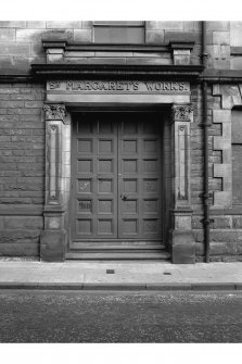 Dunfermline, Foundry Street, St Margaret's Works
View from S showing entrance door on Foundry Street to E range