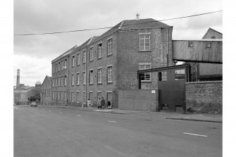 Greenock, Shaw's Water Mills
View of N block on Drumfrochar Road, from W
