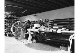 Ashfield Print Works, interior
View showing press for printing cylinders