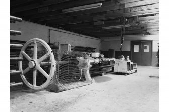 Ashfield Print Works, interior
View showing press for printing cylinders