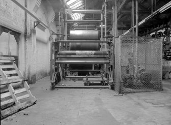 Ashfield Print Works, interior
View showing unidentified machine