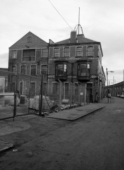 Glasgow, 30-82 Eastvale Place, Brass Foundry
View from WNW showing NW front of offices