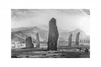 Standing stones and cairn(kerb) C.Maclagan Filed SAS 467
