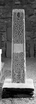 Kilmory, Chapel, Interior
View of East face of medieval cross-shaft