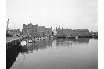 Kirkwall Harbour
View from N showing WSW front of S half of pier, NNW front of harbour wall and N fronts of buildings on Harbour Street