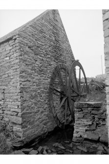 Birsay, Boardhouse Mills
View from NNW showing waterwheel on Boardhouse Threshing Mill