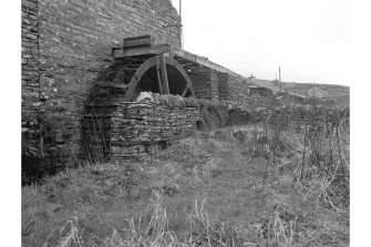 Finstown Mill
View from NNE showing waterwheel and lade