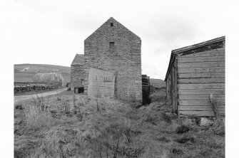Finstown Mill
View from NE showing NE front of mill and NE front of waterwheel