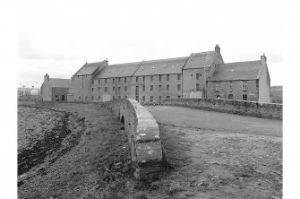 Kirkwall, Ayre Mill
View from NNW showing NNE front of mill and NNE front of Ayre Mill House