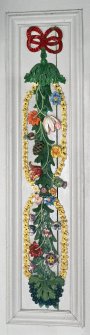 Scan of D 46594/CN, view of panelling in Hopetoun Aisle, Abercorn Church.