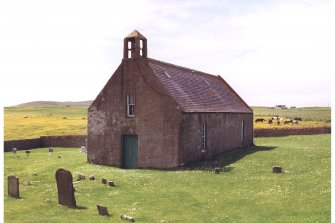 Papa Stour, Shetland, church.
Scanned image only.
