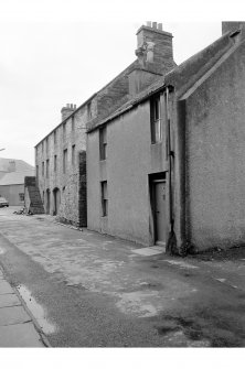 Kirkwall, Bridge Street Wynd, Storehouse
View from N showing ENE front of number 11 and ENE front of storehouse
