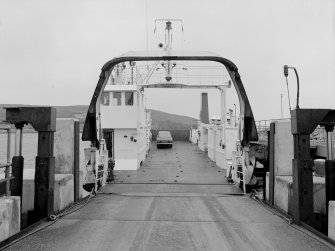 Gutcher, Pier
Detail of ferry docked with pier