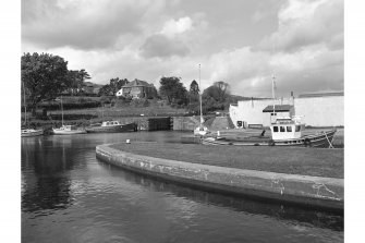 Ardrishaig, Crinan Canal Basin
View from Swing Bridge across to No. 2 Lock, from SE