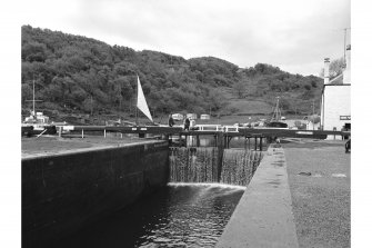 Crinan Canal Lock No.15
View of outer face of canal lock, from NNW