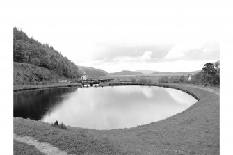 Crinan Canal, Dunnardry Lock No. 12
View from W showing W canal basin