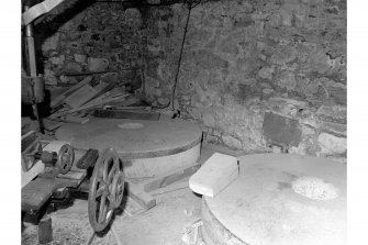 Ballygrant, Mill, Interior
General view showing stones