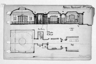Section and plan