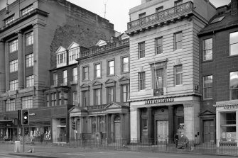 View from south east of 141 - 143 Princes Street, also showing parts of Nos 140 and 144.