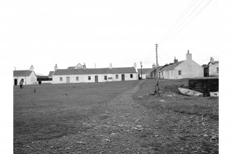 Seil, Easdale, 1-55, Slate Quarrier's Houses
View from NE showing NE front of numbers 15, 32, 18 and cottage immediately to NW of number 18
