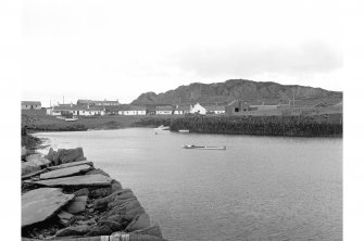 Easdale Harbour
View from ENE showing ESE front and NE corner of slate loading jetty on W side of harbour