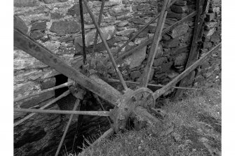 Luing, Achafolla Mill
View from E showing spokes of waterwheel