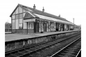 Taynuilt Railway Station
View from ENE showing N front and E front of main station building