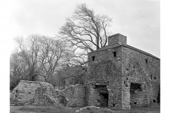 Bonawe Ironworks, Lorn Furnace
View from NW showing NNW front and WSW front