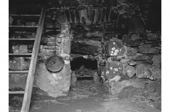 Pollosgan Mill, Kiln; Interior
 View of fire hole
