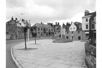 Beith, Eglinton Street, Terraced Houses and Shops
General view looking SSW showing E tip of Eglinton Street and numbers 24-26 Cross