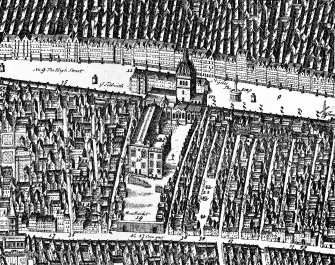 Map of High Street-copied from "The Early Views and Maps of Edinburgh 1544-1852"
