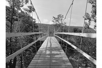 Gruinard House, Suspension Footbridge
View along length