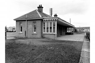 Muir of Ord, Station
View from SE showing SSE and ENE fronts of main station building