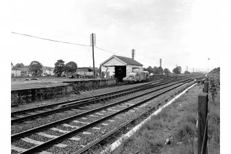 Blackford Station
View from ENE showing ESE front of goods shed