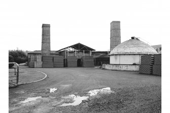 Inchcoonans Tile Works
View from NNE showing chimneys, buildings and clay pipes
