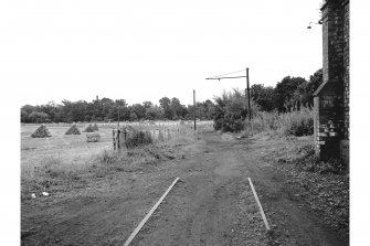 Pitcairnfield Bleachworks
View looking SE showing route of electric railway