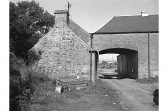 Greenhill, Farmsteading
View from SE showing SE front of threshing mill with main entrance to steading in background