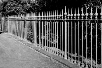 Scanned image of East Queen Street Gardens railings in Abercromby Place